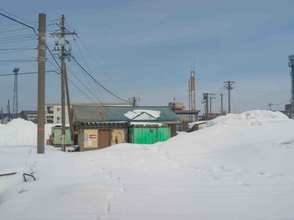 View from the train in Hokkaido